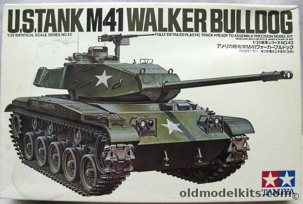 Tamiya 1/35 M41 Walker Bulldog - (M-41), MT307 plastic model kit